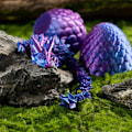 Miniatyrbild 2 av 6: Personlig flexibel drakar set charmig mode dekorativ modell för pojke flicka kvinnor män Laser Red
