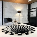 Miniatyrbild 10 av 10: Vortex Illusion Matta 3D Trap Effekt Utskrift Matta Sovrum Vardagsrum Studierum Golvmatta 40*60cm