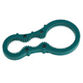 Miniatyrbild 5 av 7: Nya multi burkar flaska burkgummilock Handy Twist Container Tool Multicolour