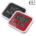 Miniatyrbild 3 av 10: Digital Timer Magnetisk Bärbar Högt Larm Hållbar För Kök Matlagning Bakning Red white