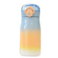 Miniatyrbild 1 av 11: Thermal kolv för barns gradientmode med sippy lock 304 vakuumflaska i rostfritt stål för kontorsskola Blue 320ml