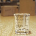 Miniatyrbild 4 av 10: 60ml glas fyrkantig kopp uns kopp med våg bakning mått kopp för hem kök 60ml Graduated Square Cup