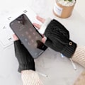 Miniatyrbild 6 av 11: USB uppvärmda handskar för kallt väder Hög elastisk mjuk thermal för kvinnor män Grey
