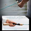 Miniatyrbild 7 av 11: Kolförstärkt utkastningsbete Spö Flerfunktionell Hållbart Fiskeutrustning För Havs- och Sjöfiske 1.35M