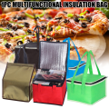 Miniatyrbild 2 av 10: Pizzapåse Isolerad matförvaring Takeaway Färskbevarad isoleringspåse av aluminiumfolie Blue 14 Inches 44*44*24
