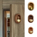 Miniatyrbild 2 av 9: Trä Mässing Dörrklocka Magnetic Windchime C