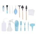 Miniatyrbild 1 av 10: 16/12/7 st Mini trädgårdshandverktygsset Suckulentväxter Plantering Bonsaiverktyg Blue 16 Piece Set