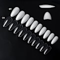 Miniatyrbild 5 av 9: 500 bitar Balett Nageltips Bit Set Mode Enkel Mjuk Nagellapp För Kvinnor Kvinna Gj0049 01