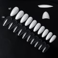 Miniatyrbild 6 av 9: 500 bitar Balett Nageltips Bit Set Mode Enkel Mjuk Nagellapp För Kvinnor Kvinna Gj0433 15