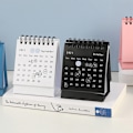 Miniatyrbild 7 av 10: 2022 Mini Coil Skrivbordskalender Bärbar Schema Enkel skrivbordsprydnad För Hem Vardagsrum Kontor Gray