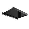 Miniatyrbild 1 av 9: Infällbar utdragbar kläder Mesh Stor kapacitet Sparar utrymme Klädställ för balkong Black Long