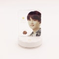 Miniatyrbild 9 av 10: BTS Bangtan Boys LED Night Light Board 7 printed medlemsfoto present till flicka Heminredning Jung Kook