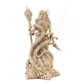 Miniatyrbild 6 av 8: Forntida grekiska skyddsgudsfigur med orm Häxkonst Meditation Alien Staty Mini Resin Ornament Alien