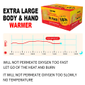 Miniatyrbild 9 av 10: Multipurpose Hand Warmer Natural Lasting Heat Patch Självhäftande fötter Body Warm Paste Pad för vintern
