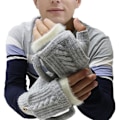 Miniatyrbild 5 av 11: USB uppvärmda handskar för kallt väder Hög elastisk mjuk thermal för kvinnor män Yellow