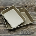 Miniatyrbild 6 av 10: Nonstick Bakeware Rektangulär Cake Pan Multipurpose Quick Release Cake Bröd Rostat bröd Bakpanna M