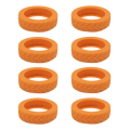 Miniatyrbild 1 av 7: 8st Case Hjulskyddsskydd Lågljudsvagnar Väska Case Skydd för stolhjul Orange