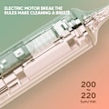 Miniatyrbild 11 av 11: Elektrisk silikonflaskaborste 360° roterande set för vattenflaskor Green 4pcs Set