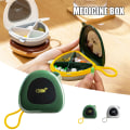 Miniatyrbild 2 av 10: Portable Grid Pill Case Multipurpose Mini Bird Smycken Förvaringsbox Stor kapacitet förseglad case White