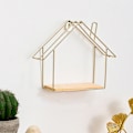 Miniatyrbild 5 av 10: Multifunktion Nordic Light Lyx Vindjärn Geometrisk Väggdekoration För Hem Vardagsrum Single-layer Pointed Roof Frame