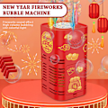 Miniatyrbild 2 av 10: Firework Bubble Machine 12-håls Firework Bubble Maker Bubbleblåsare med stor kapacitet med färgglatt ljus för barn