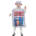 Miniatyrbild 7 av 8: Robot Cosplay Kostym Set för Barn Festival Tema Fest Kläder Halloween Scenföreställning Kläder One size fits all