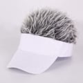 Miniatyrbild 8 av 9: Höstens roliga peruk cap Unisex bärbar sporthatt för utomhusfiske Adjustable