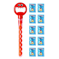 Miniatyrbild 1 av 11: 32 Hål Smilings Face Bubble Stick med påfyllningar Lätt att använda Bubble Machine för festfavorit Red