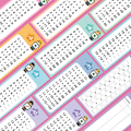 Miniatyrbild 9 av 11: Matte-flashkort för barn 1-12 Addition/Subtraktion/Multiplikation/Division Tabellkort Barnets matematiska färdighetsutvecklingsmaterial B