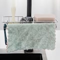 Miniatyrbillede 3 af 11: Svamp Holder Over Hane Køkkenvask Caddy Organizer Justerbar Rustfrit Stål Svamp Holder Til Køkkenvask 3pcs