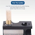 Miniatyrbild 7 av 7: Multifunktionell Pool Cues Tip Shaper Heavy Duty Pool Cues Head Sharpener Pool Cues Tillbehör Upgrade