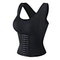 Miniatyrbild 10 av 10: Kvinnor Andas Shapewear 4 i 1 främre spänne bröststöd bröststöd väst Black XL
