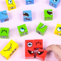 Miniatyrbild 2 av 9: Ändra ansikte Rubik-kuber Leksaker Gratis matchande förälder-barn interaktiv blockleksak för huset Large Size