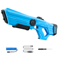 Miniatyrbild 1 av 10: Barn Automatisk Water-Blaster Pojke Elektrisk Vatten Barn Vattenkampleksaker Plast Vattenleksak Blue