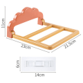 Miniatyrbild 11 av 11: Punch-free Skoställ för hemtofflor Väggmonterad hopfällbar organizer Orange