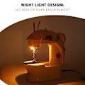 Miniatyrbild 3 av 8: Hem Mini Sy Maskin Multifunktionell Bärbar Elektrisk Sy Maskin För Nybörjare EU plug