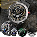 Miniatyrbild 4 av 9: Smarta klockor för män Wireless Call Smart Fitness Watch Multifunktionspulsmätare Watch Silver Shell