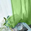 Miniatyrbild 4 av 6: Tyller Bakgrund Draperier Gardin Modern stil Skiljepanel Semi-blackout Voiles Shear Tyg Party Heminredning White 140*180
