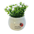 Miniatyrbild 5 av 10: 1 st Konstgjorda minikrukväxter Heminredning Lucky Fruit Bonsai Krukblommor Rice Cracker White