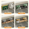 Miniatyrbild 8 av 11: Svamphållare för diskbänk Multifunktionell diskbänk avloppsställ för hem Clear 5pcs