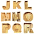 Miniatyrbild 4 av 10: Trämonogram Spargris Stora bokstäver Money Bank initialer Spargris Födelsedagspresent för barn A-Ö X