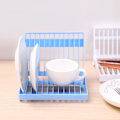 Miniatyrbild 4 av 10: Fällbart avloppsställ Diskar Bestick Förvaringslåda Avloppsställ Mugghållare för köksservis White