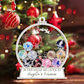 Miniatyrbild 4 av 7: I det här huset lyssnar vi på Taylors version Prydnad Lätt julfestdekoration för julgran 2pcs