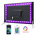 Miniatyrbild 10 av 11: RGB- set med fjärrkontroller Bluetooth-kompatibla appar Party Bröllopslampor Dekor för inomhusrum 2m