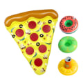 Miniatyrbild 1 av 11: Inflation Simma Pizzasäng Återanvändbar Pool Lounge Pad för inomhuspool B