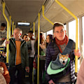 Miniatyrbild 5 av 10: Pet Sling Bag Andas Mesh Justerbar Vadderad rem Outdoor Tote Axelväska för små husdjur Purple L