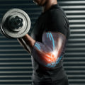 Miniatyrbild 2 av 9: Armbågsstöd kompressionsärm Andas stickad sport fitness cover för sommar utomhusklättring Black M