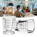 Miniatyrbild 2 av 10: 60ml glas fyrkantig kopp uns kopp med våg bakning mått kopp för hem kök 60ml Graduated Square Cup