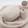 Miniatyrbild 1 av 10: Mongoliskt kashmirgarnsats för handstickat hantverk Bolscarf Ull 50 Plus 20 G/lot 3