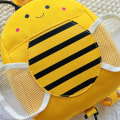 Miniatyrbild 6 av 11: Pojkar Flickor Bee Shape Ryggsäck Tecknad Barn Ryggsäck Med Säker Anti-förlorade koppel Dragkedja Design Dagis leverans Yellow